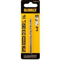 Сверло по металлу DeWalt BLACK & GOLD HSS-G 5 мм (DT20520)