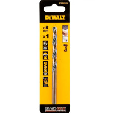 Сверло по металлу DeWalt EXTREME BLACK & GOLD HSS 8 мм (DT20526)