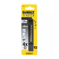 Свердло по металу DeWalt EXTREME INDUSTRIAL COBALT HSS-CO 3 мм 2 шт (DT4902)