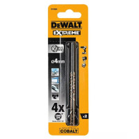 Свердло по металу DeWalt EXTREME INDUSTRIAL COBALT HSS-CO 4 мм 2 шт (DT4904)