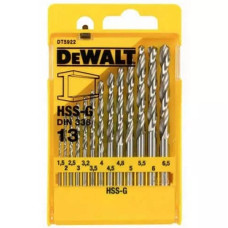 Набор сверл по металлу DeWalt HSS-G (DT5922)