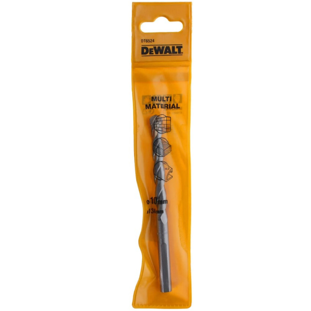 Свердло універсальне DeWALT діаметр 10 мм (DT6524)