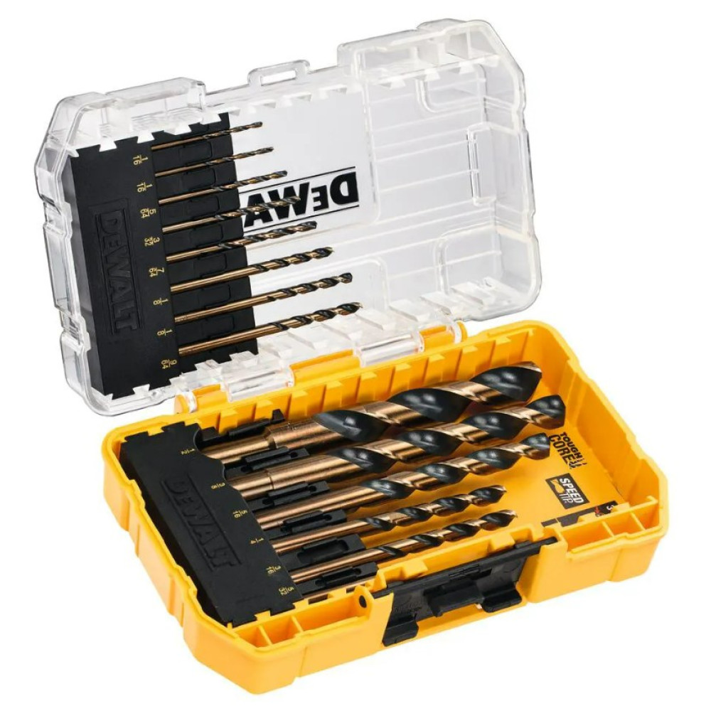 Набор сверл по металлу DeWalt EXTREME BLACK & GOLD HSS-G (DT70727)