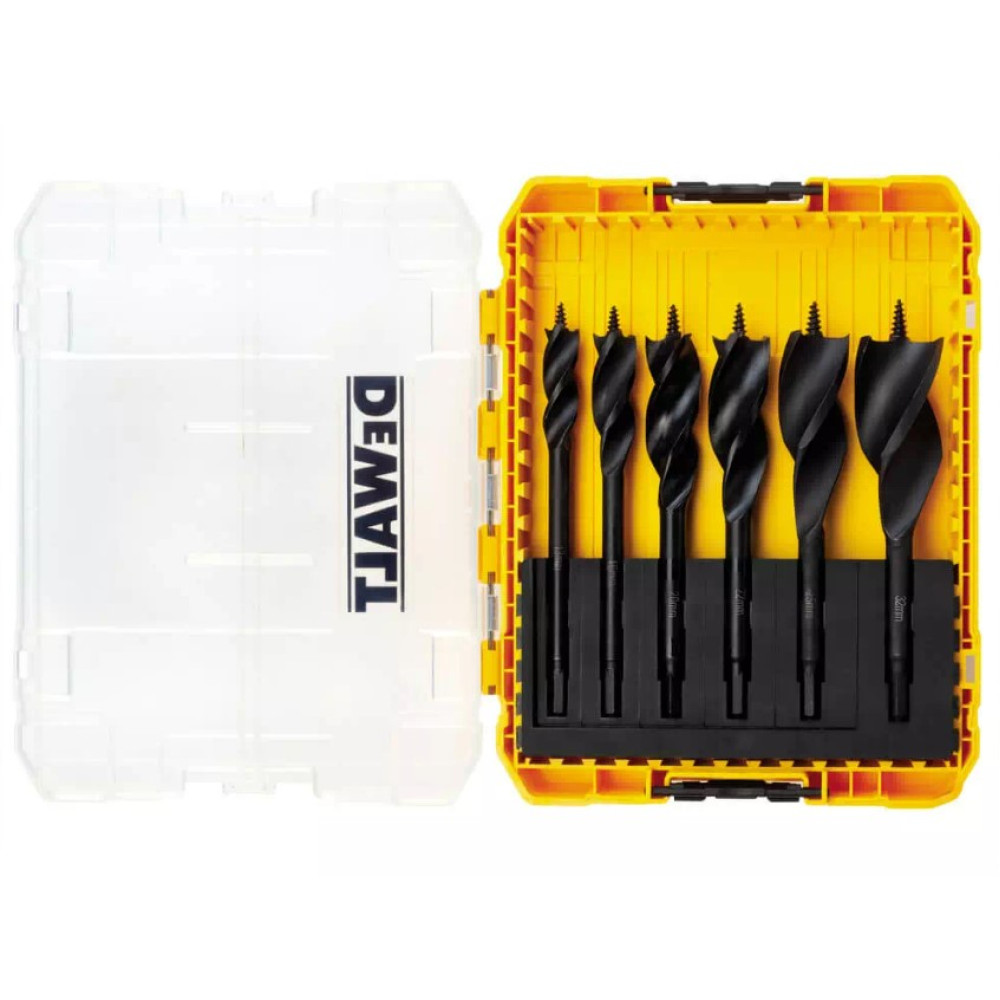 Набір свердел по дереву DeWalt спіральних EXTREME IMPACT 6 шт (DT90238)