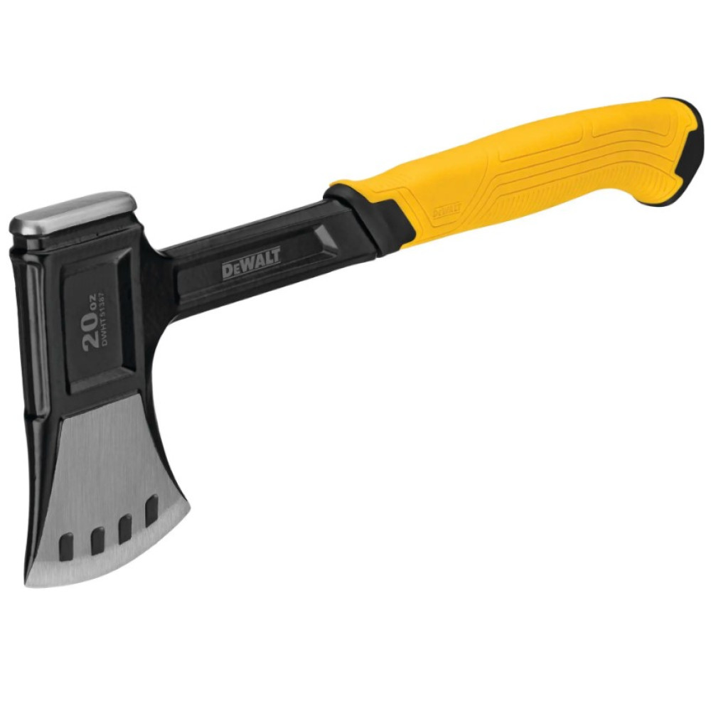 Топор туристический DeWalt цельнометаллический 570 г с чехлом (DWHT51387-0)