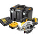 Пила дискова акумуляторна DeWalt з АКБ та ЗП DCS565P2