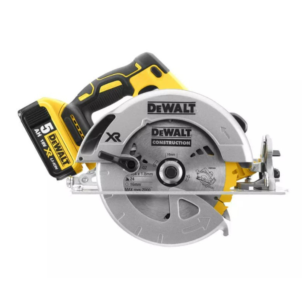 Пила дискова акумуляторна DeWalt з АКБ та ЗП DCS570P2