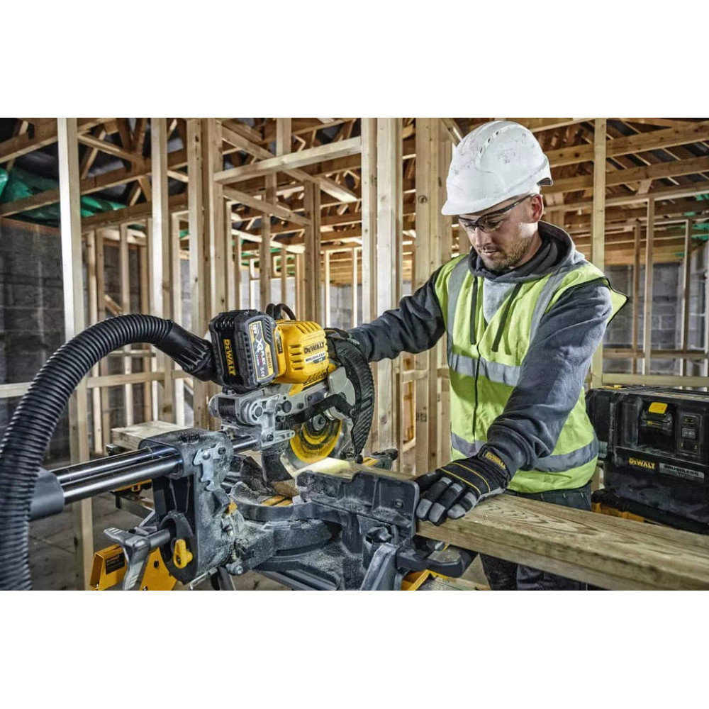Пила торцювальна акумуляторна DeWalt з АКБ та ЗП DCS727T2
