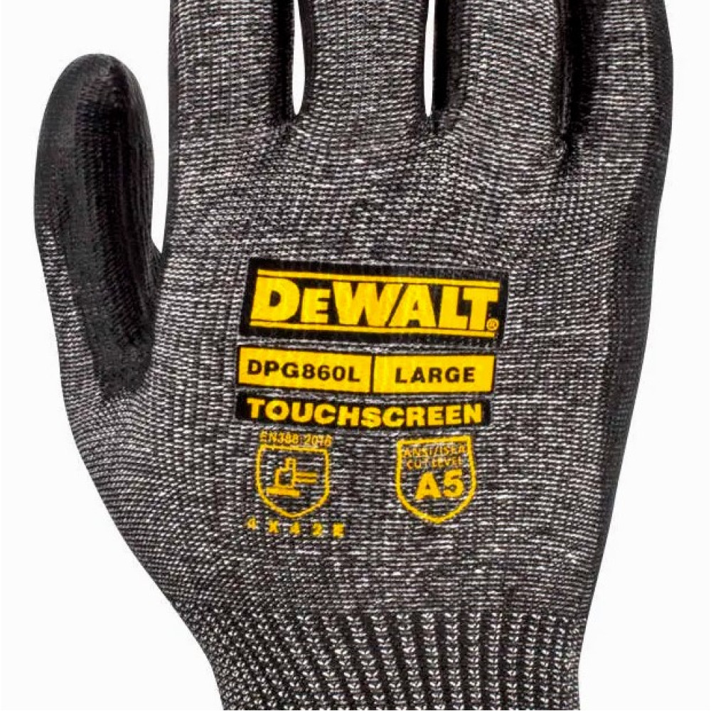 Рукавички універсальні DeWalt з чутливістю до сенсорного екрану (DPG860L)