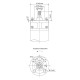 Насос центробежный скважинный DONGYIN 6SP17-20 380В 11кВт H 220(159)м Q 400(300)л/мин Ø145мм +пульт (из 3х частей) (7777083)