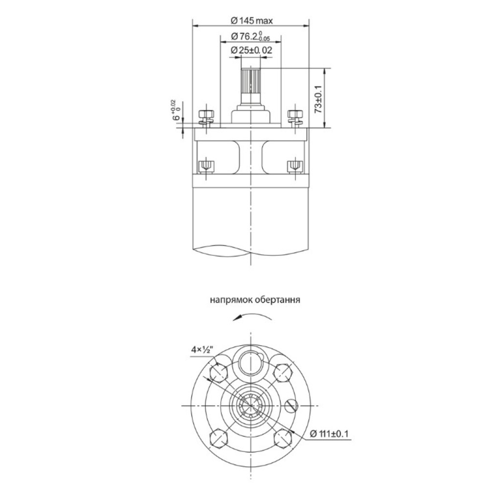 Насос відцентровий свердловинний DONGYIN 6SP60-8 380В 15кВт H 112(63)м Q 1300(1000)л/хв Ø145мм +пульт (з 3х частин) (7777653)