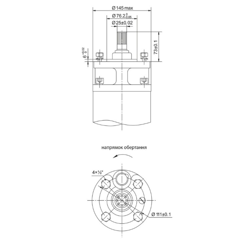 Насос центробежный скважинный DONGYIN 6SP60-9 380В 18.5кВт H 126(70)м Q 1300(1000)л/мин Ø145мм +пульт (из 3х частей) (7777663)