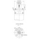 Насос центробежный скважинный DONGYIN 6SP60-12 380В 22кВт H 168(94)м Q 1300(1000)л/мин Ø145мм +пульт (из 3х частей) (7777693)