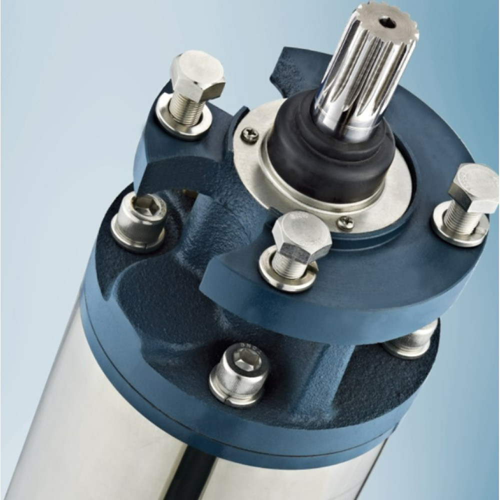 Насос центробежный скважинный DONGYIN 6SP60-16 380В 30кВт H 224(125)м Q 1300(1000)л/мин Ø145мм +пульт (из 3х частей) (7777733)