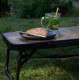 Стол Bo-Camp Woodbine Compact 56x34 см Black/Wood look (1404190) (DAS303264)