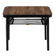 Стол Bo-Camp Woodbine 56x34 см Black/Wood look (1404191) (DAS303265)
