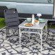 Стол Bo-Camp Premium 120x60 см Grey (1404421) (DAS303281)