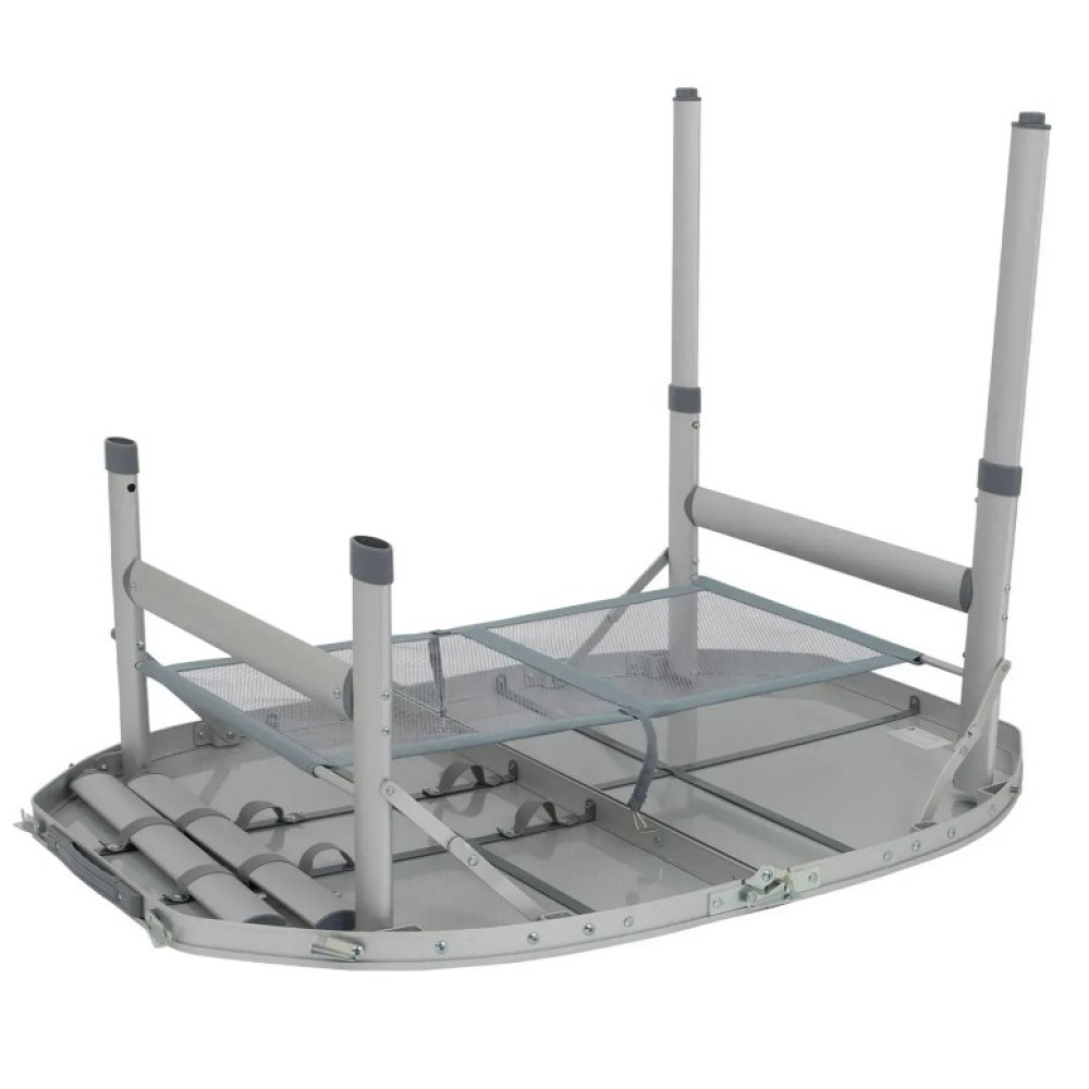 Стіл Bo-Camp Premium Oval 100x70 см Grey (1404424) (DAS303284)