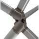 Стіл Bo-Camp Lamel 121x80 см Aluminium (1404438) (DAS303287)