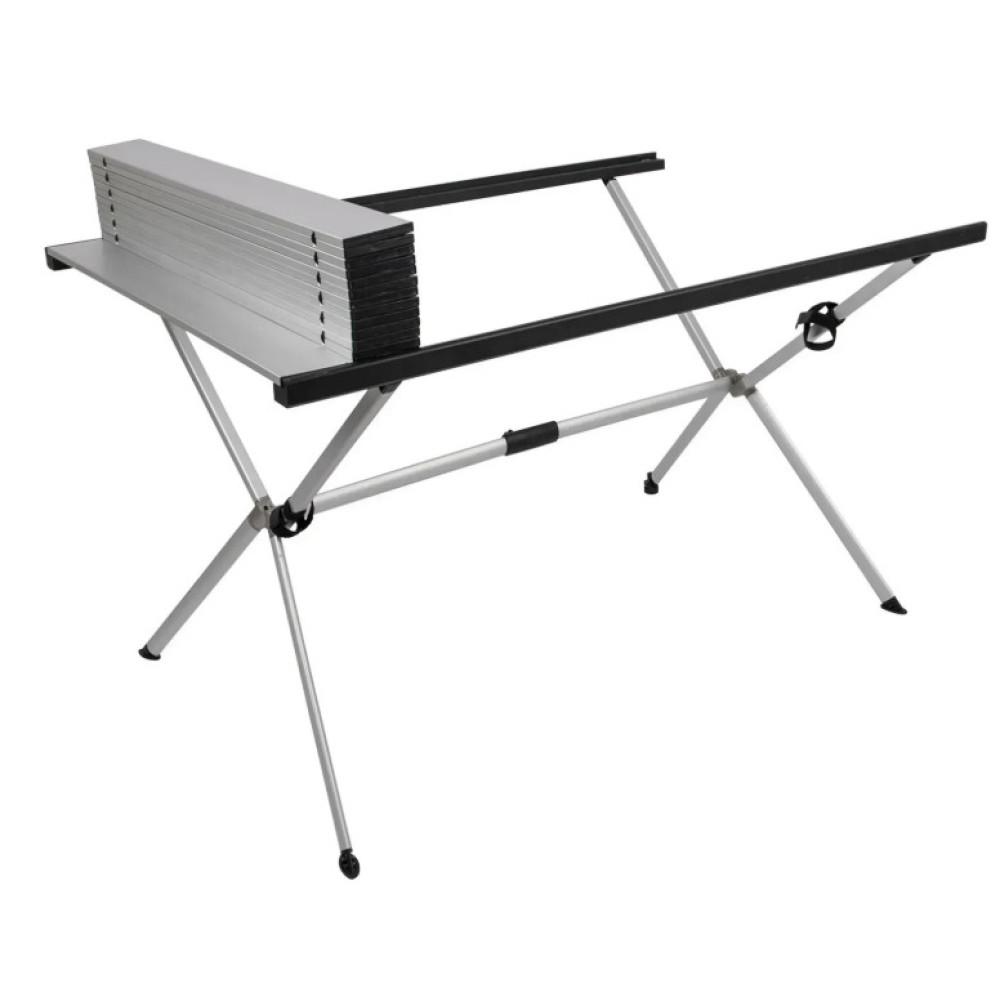 Стіл Bo-Camp Lamel 121x80 см Aluminium (1404438) (DAS303287)