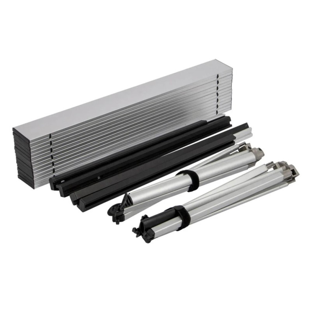 Стіл Bo-Camp Lamel 121x80 см Aluminium (1404438) (DAS303287)
