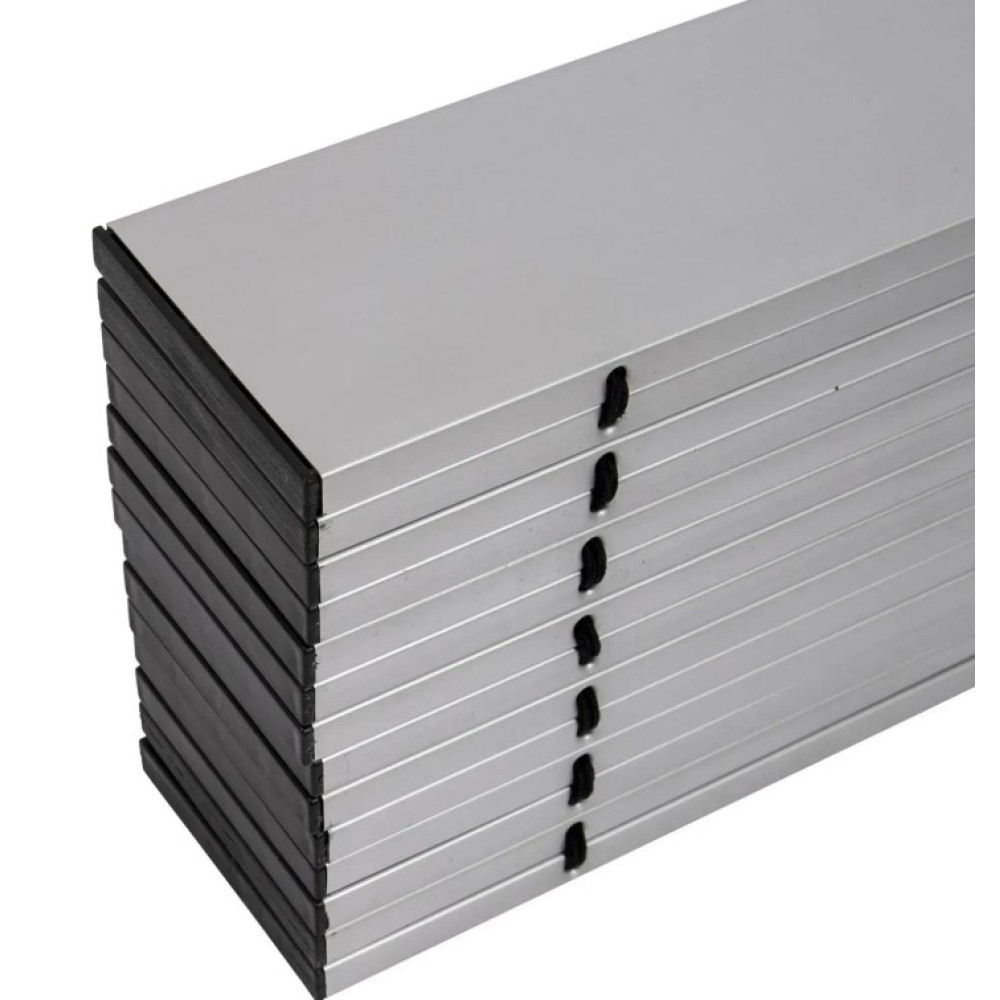 Стіл Bo-Camp Lamel 121x80 см Aluminium (1404438) (DAS303287)