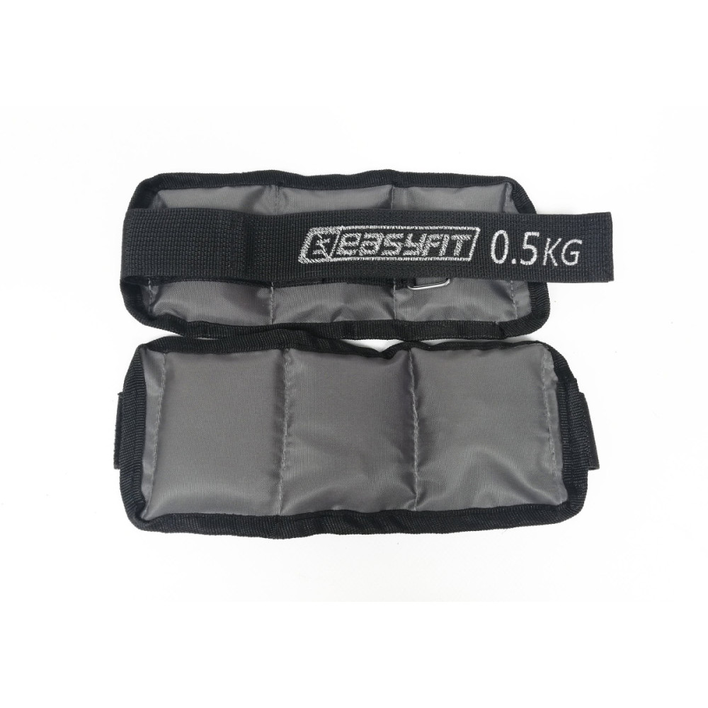 Обтяжувачі EasyFit 2 х 0,5 кг для ніг та рук з металом (EF-AWTМ-050)