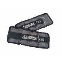 Утяжелители EasyFit 2 х 1 кг для ног и рук с металлом (EF-AWTМ-100)
