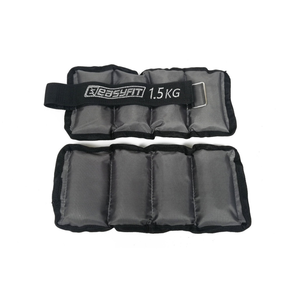 Утяжелители EasyFit 2 х 1,5 кг для ног и рук с металлом (EF-AWTМ-150)