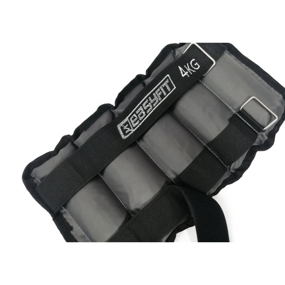 Утяжелители EasyFit 2 х 4 кг для ног и рук с металлом (EF-AWTМ-400)