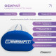 Масажний килимок Easyfit із подушкою (аплікатор Кузнєцова) Синій із білим (EF-2709-BLW)