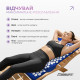 Масажний килимок Easyfit із подушкою (аплікатор Кузнєцова) Синій із білим (EF-2709-BLW)