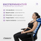 Масажний килимок Easyfit із подушкою (аплікатор Кузнєцова) Синій із білим (EF-2709-BLW)