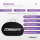 Масажний килимок Easyfit з подушкою (аплікатор Кузнєцова) Чорний з білим (EF-2709-BW)