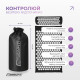 Масажний килимок Easyfit з подушкою (аплікатор Кузнєцова) Чорний з білим (EF-2709-BW)