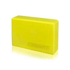 Блок для йоги EasyFit EVA Желтый (EF-1818-Y)