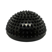 Полусфера массажная киндербол EasyFit 16 см мягкая черная (EF-3001-BK)