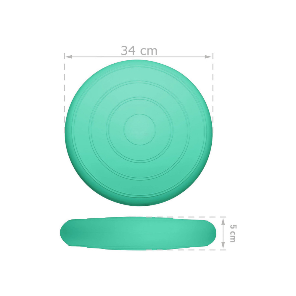 Балансувальна масажна подушка гладка EasyFit Balance Cushion Бірюзовий (EF-3164-BZ)