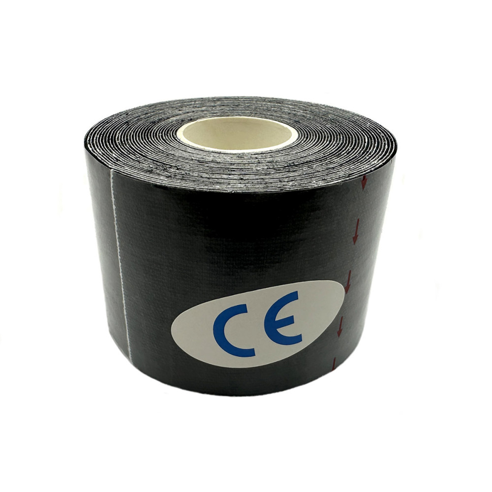 Кинезио тейп EasyFit Kinesio черный (EF-2080-BK)