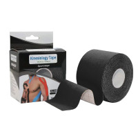 Кинезио тейп EasyFit Kinesio черный (EF-2080-BK)