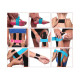 Кинезио тейп EasyFit Kinesio черный (EF-2080-BK)