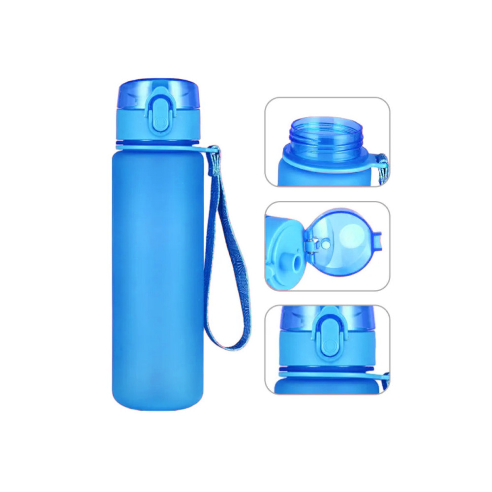 Пляшка для води EasyFit AquaFlow 800 мл (синя) (EF-7004-BE)