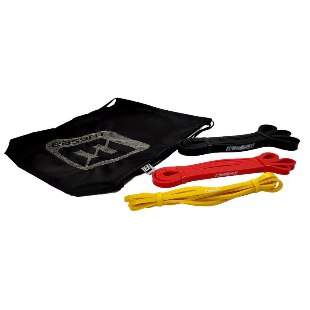 Резиновые петли EasyFit: набор 1-31 кг (3 шт) (EF-1313s)