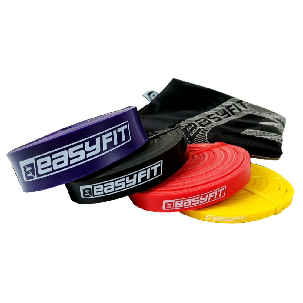 Гумові петлі EasyFit: набір 1-45 кг (4 шт) (EF-1454s)