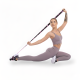 Эспандер лента EasyFit с петлями для тренировок розовый (EASY) (EF-1682-BP)
