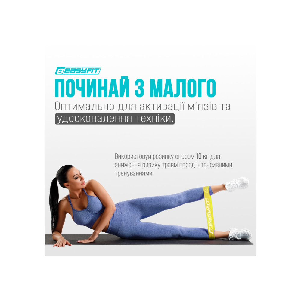 Гумки для фітнесу EasyFit набір 3 шт (EF-1812)