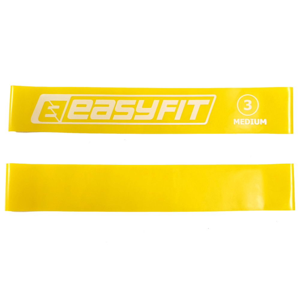 Гумка для фітнесу EasyFit №3 жовта (EF-1812-3)