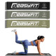 Резинки для фитнеса EasyFit MonoBand набор 3 шт (EF-1812-GY)