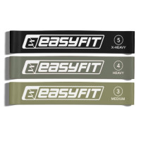 Резинки для фитнеса EasyFit MonoBand набор 3 шт (EF-1812-GY)