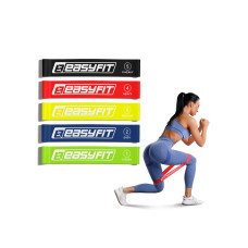 Резинки для фитнеса EasyFit набор 5 шт (EF-1813)